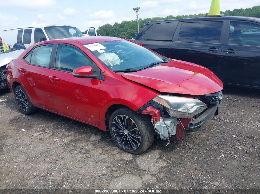 2014 TOYOTA COROLLA S PLUS