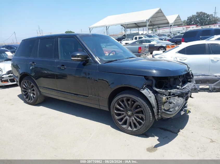 2015 LAND ROVER RANGE ROVER 5.0L V8 SUPERCHARGED