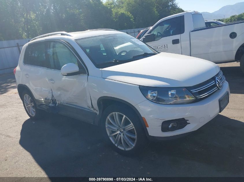 2012 VOLKSWAGEN TIGUAN SE