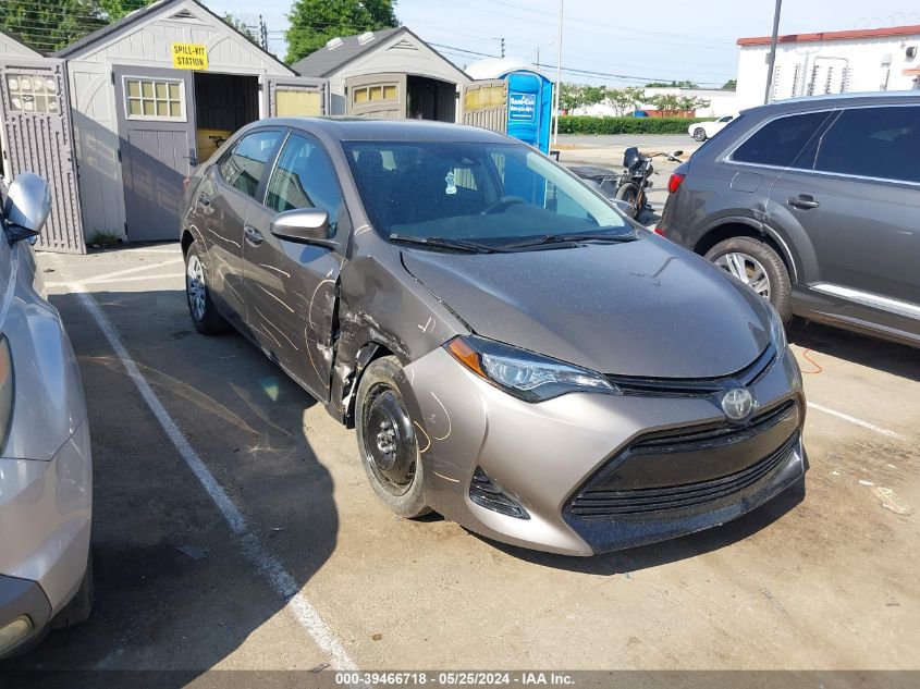 2019 TOYOTA COROLLA LE