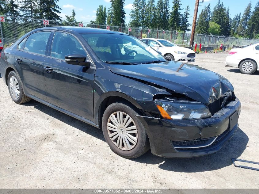 2015 VOLKSWAGEN PASSAT 1.8T S