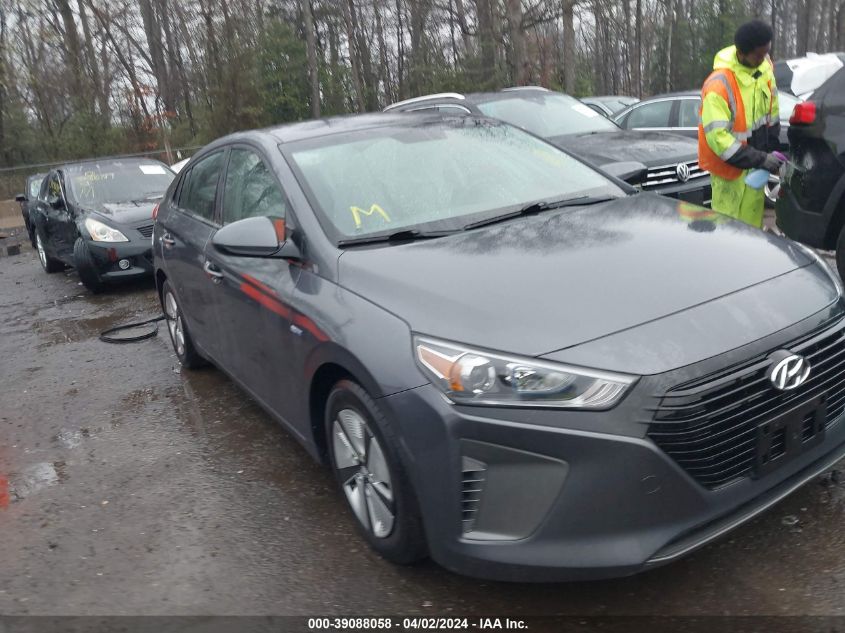 2019 HYUNDAI IONIQ HYBRID BLUE