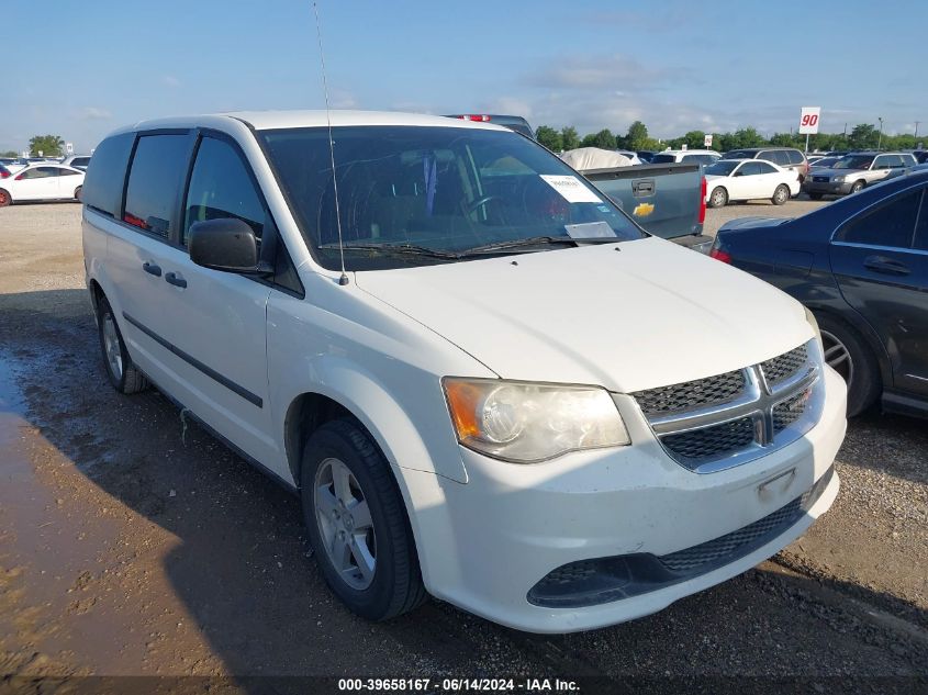 2013 DODGE GRAND CARAVAN AMERICAN VALUE PKG