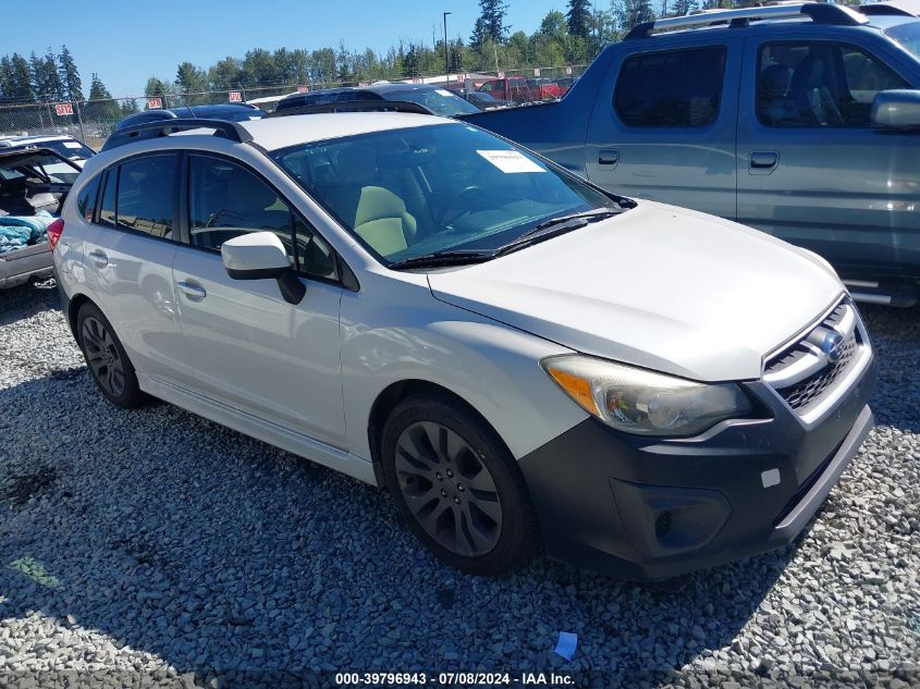 2013 SUBARU IMPREZA 2.0I SPORT PREMIUM