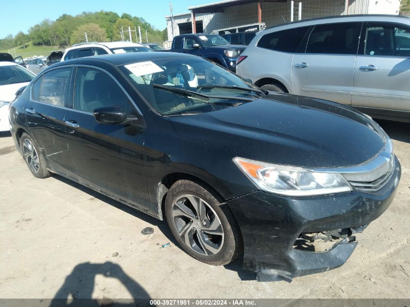 2016 HONDA ACCORD LX