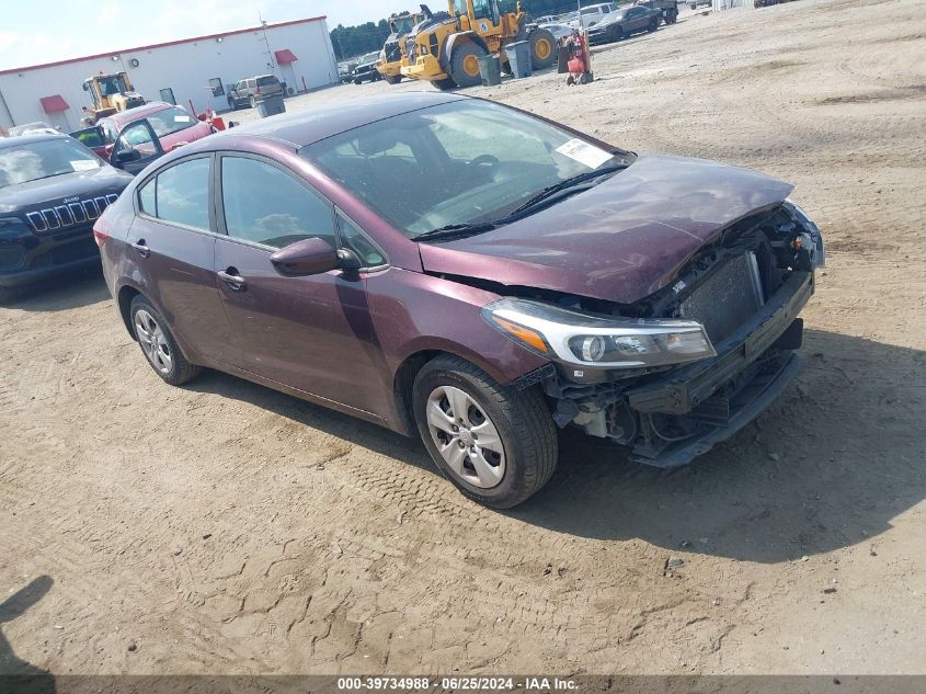 2017 KIA FORTE LX