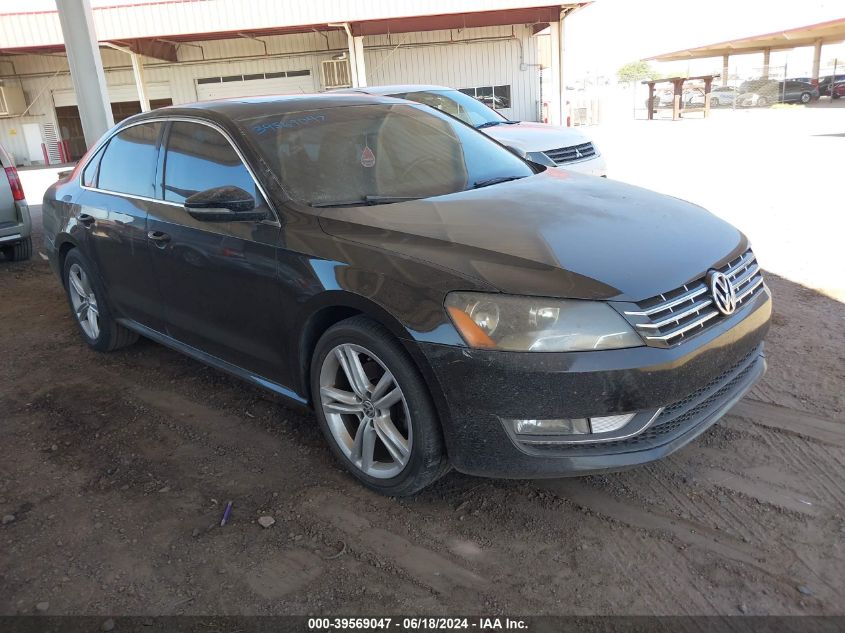 2012 VOLKSWAGEN PASSAT 3.6L V6 SE