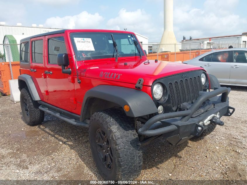 2018 JEEP WRANGLER JK UNLIMITED WILLY WHEELER 4X4