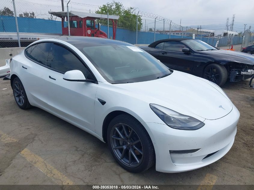 2022 TESLA MODEL 3 LONG RANGE DUAL MOTOR ALL-WHEEL DRIVE