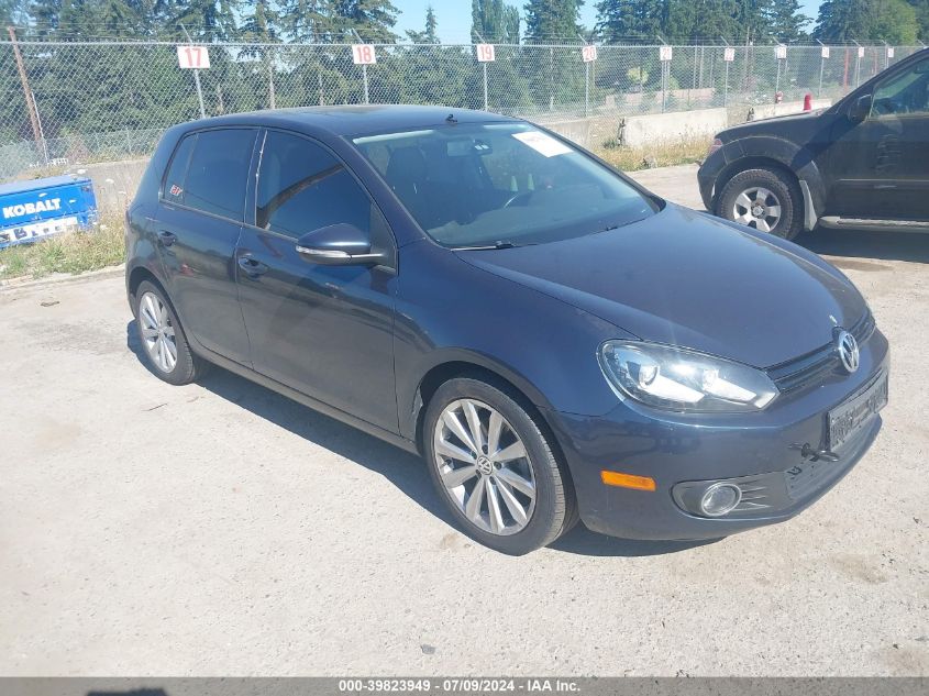 2013 VOLKSWAGEN GOLF 2.0L TDI 4-DOOR