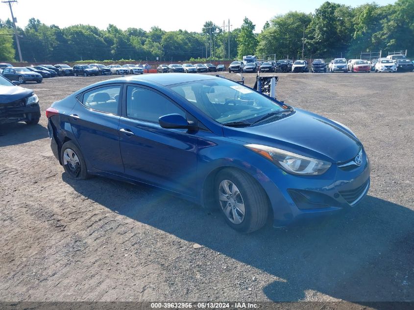 2016 HYUNDAI ELANTRA SE/LIMITED/VALUE EDITION