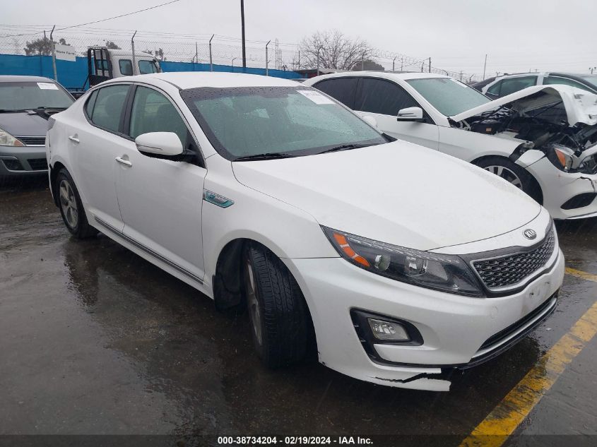 2016 KIA OPTIMA HYBRID