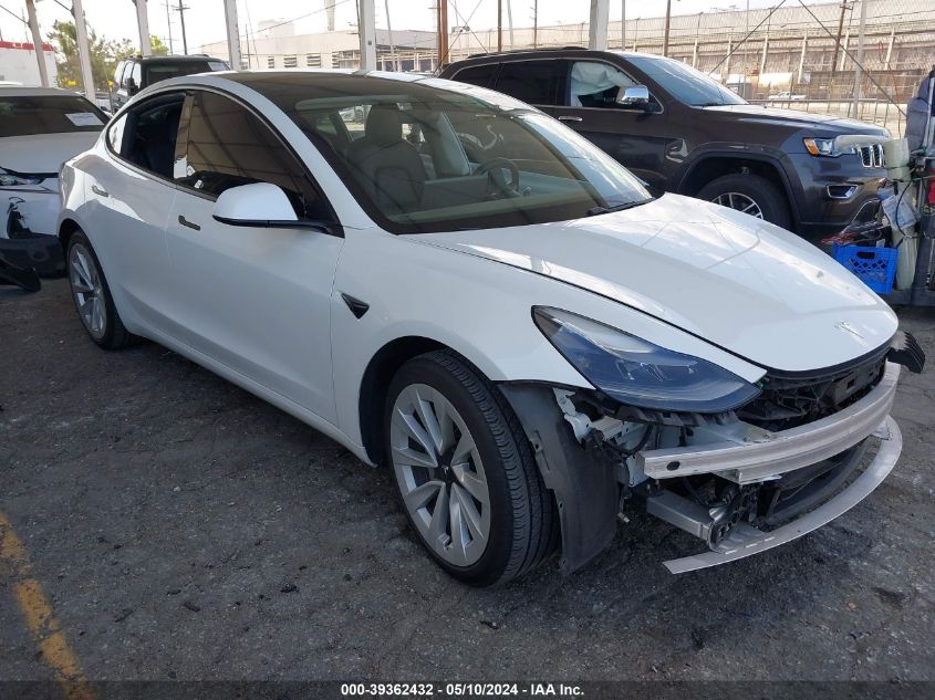 2021 TESLA MODEL 3 STANDARD RANGE PLUS REAR-WHEEL DRIVE