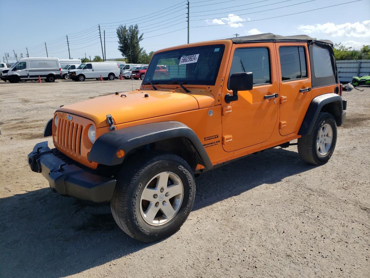 2012 JEEP WRANGLER UNLIMITED SPORT