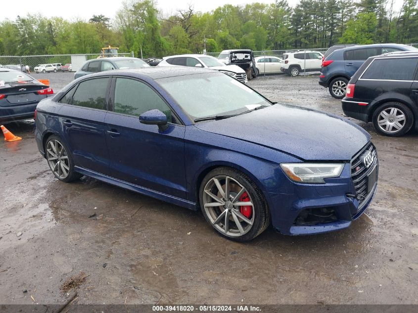 2018 AUDI S3 2.0T PREMIUM PLUS/2.0T TECH PREMIUM PLUS