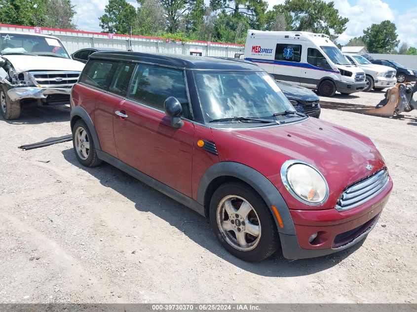 2010 MINI COOPER CLUBMAN BASE (M6)