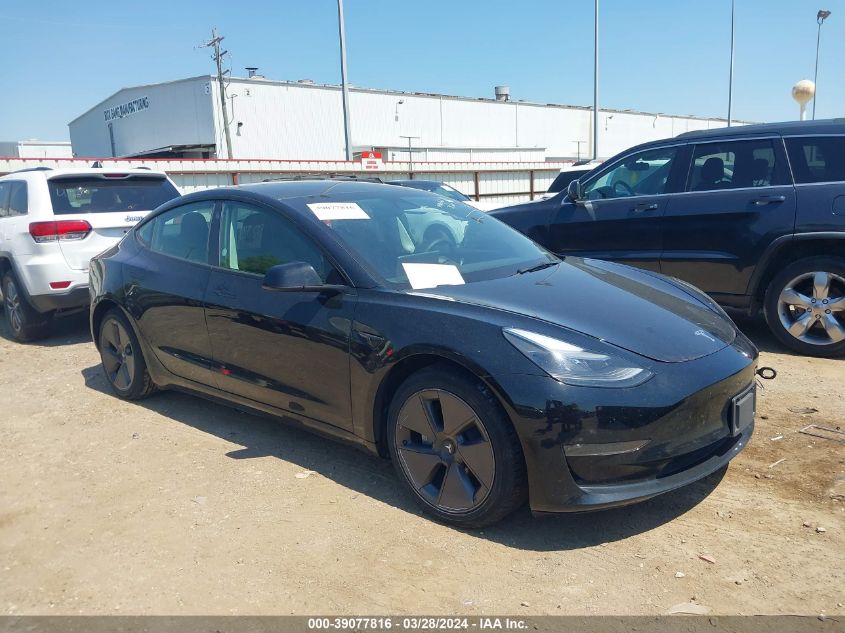 2023 TESLA MODEL 3 REAR-WHEEL DRIVE