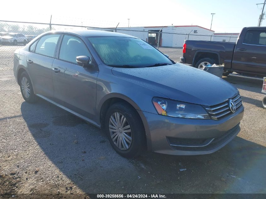 2015 VOLKSWAGEN PASSAT 1.8T S