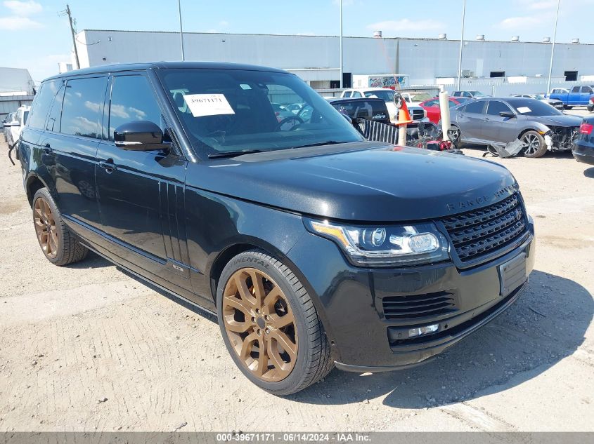 2014 LAND ROVER RANGE ROVER SPORT 3.0L V6 SUPERCHARGED HSE