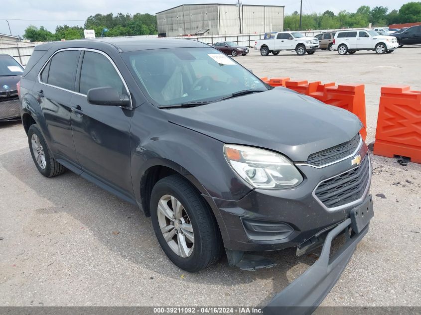 2016 CHEVROLET EQUINOX LS