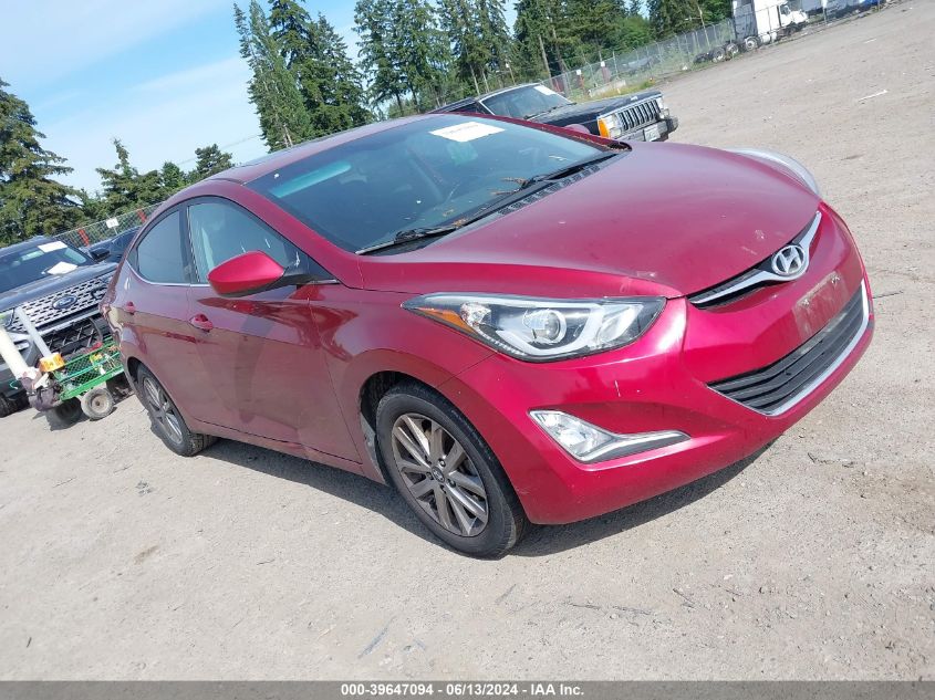 2015 HYUNDAI ELANTRA SE