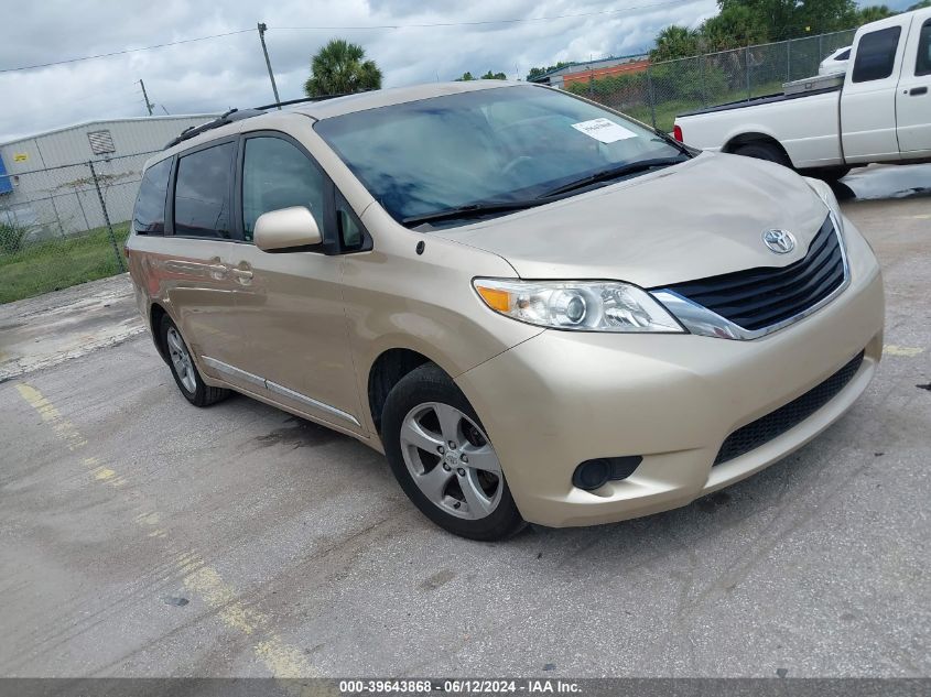 2011 TOYOTA SIENNA LE V6