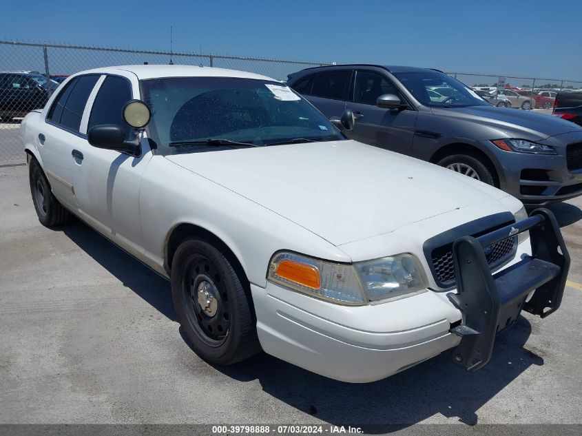 2011 FORD CROWN VICTORIA POLICE INTERCEPTOR