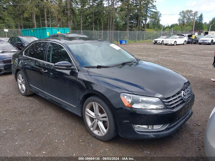 2012 VOLKSWAGEN PASSAT 2.0L TDI SE