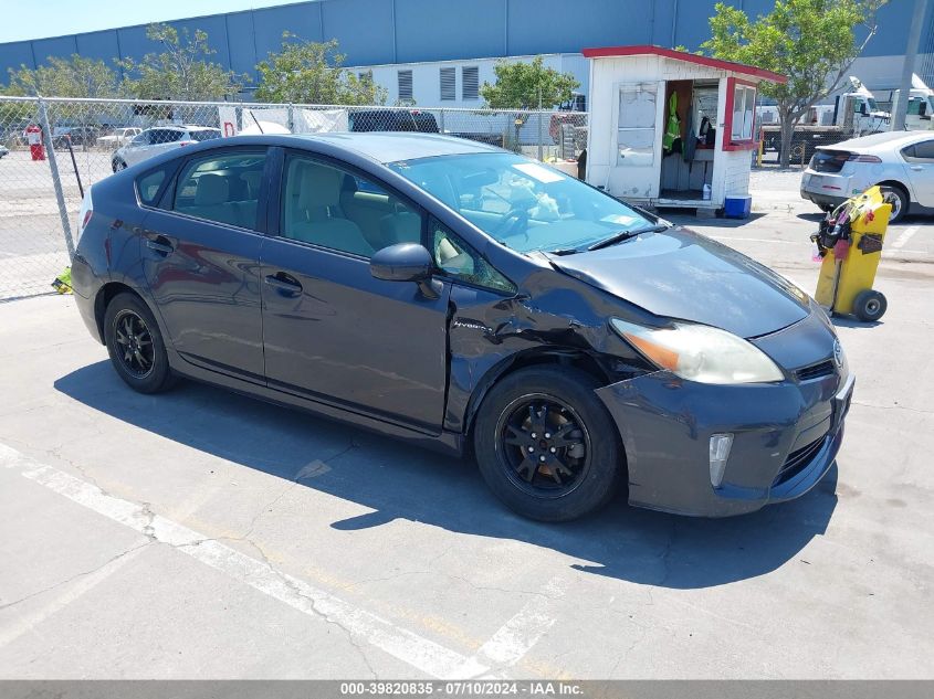 2012 TOYOTA PRIUS THREE