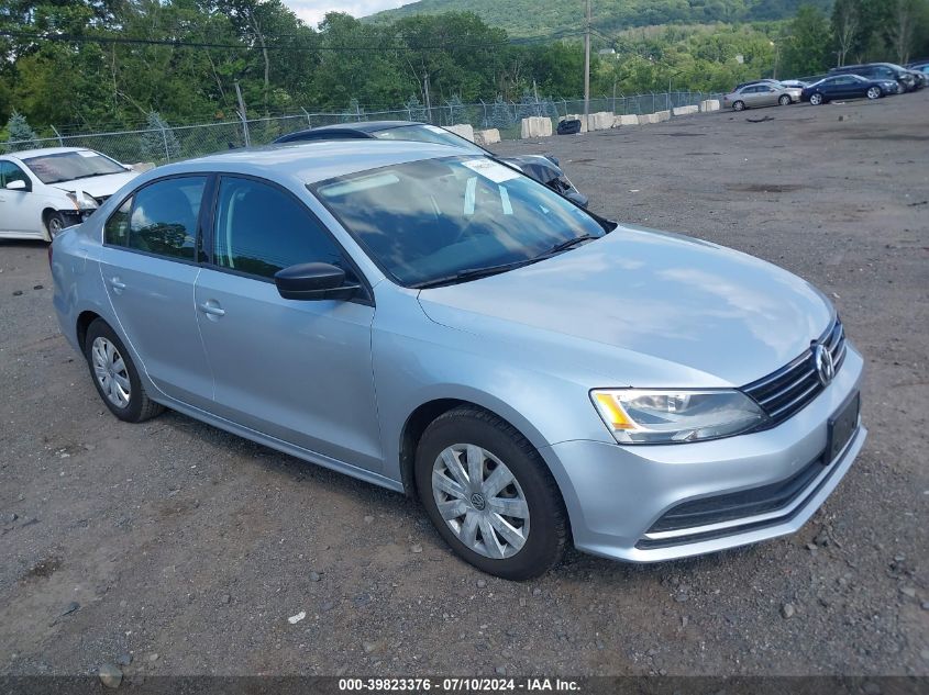 2015 VOLKSWAGEN JETTA 2.0L S