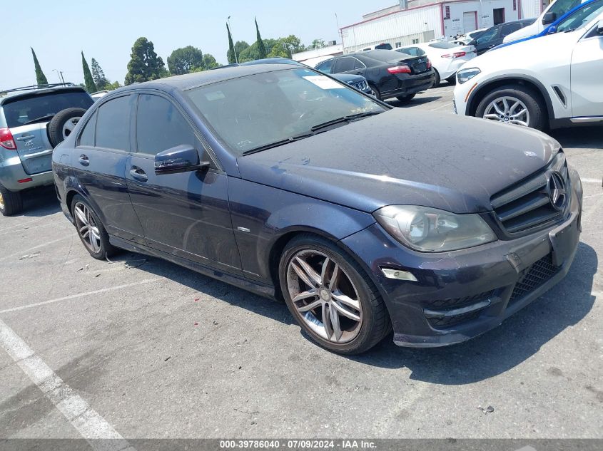 2012 MERCEDES-BENZ C 250 LUXURY/SPORT