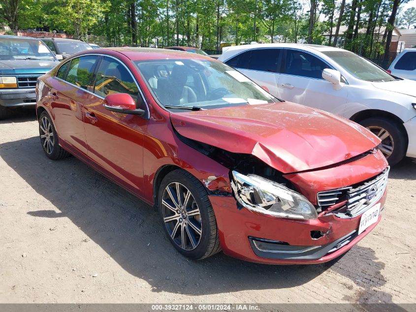 2016 VOLVO S60 INSCRIPTION T5 PREMIER