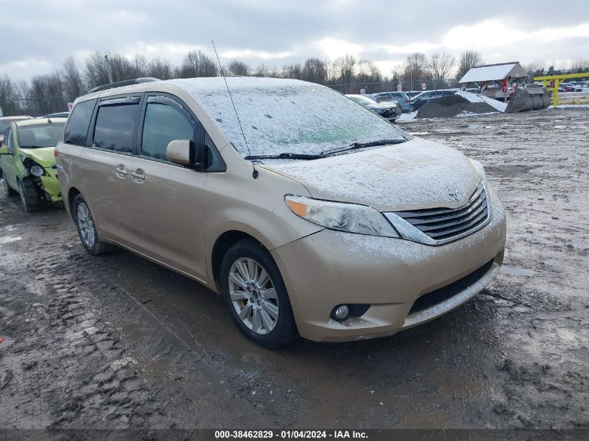 2012 TOYOTA SIENNA XLE 7 PASSENGER