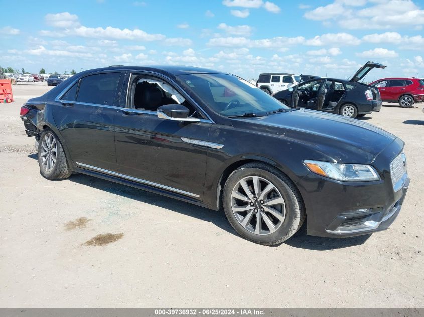 2019 LINCOLN CONTINENTAL STANDARD