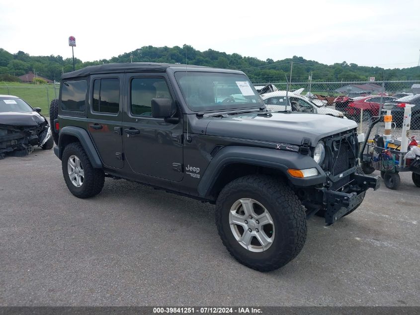 2019 JEEP WRANGLER UNLIMITED SPORT S 4X4