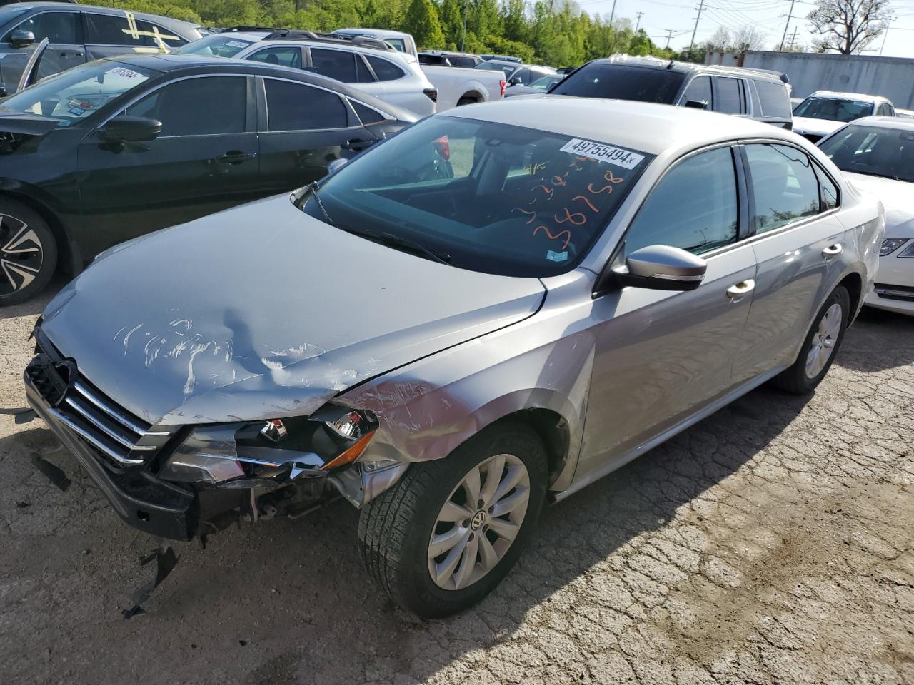 2013 VOLKSWAGEN PASSAT S