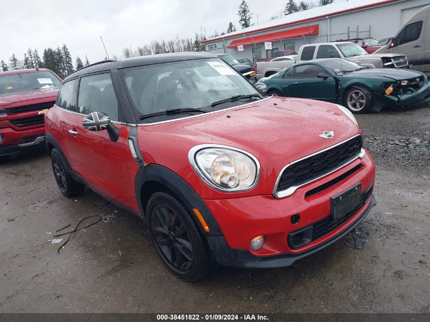 2014 MINI PACEMAN COOPER S