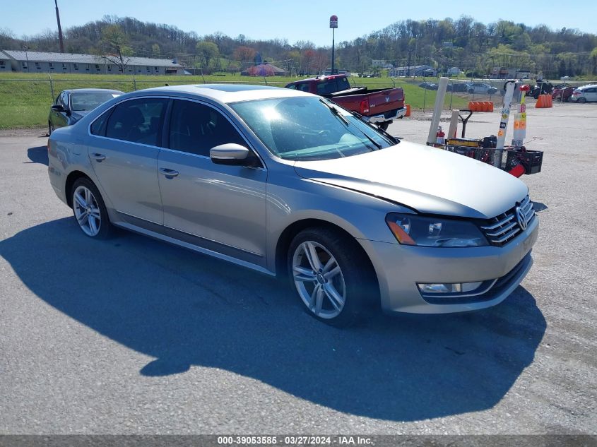 2013 VOLKSWAGEN PASSAT 2.0L TDI SEL PREMIUM