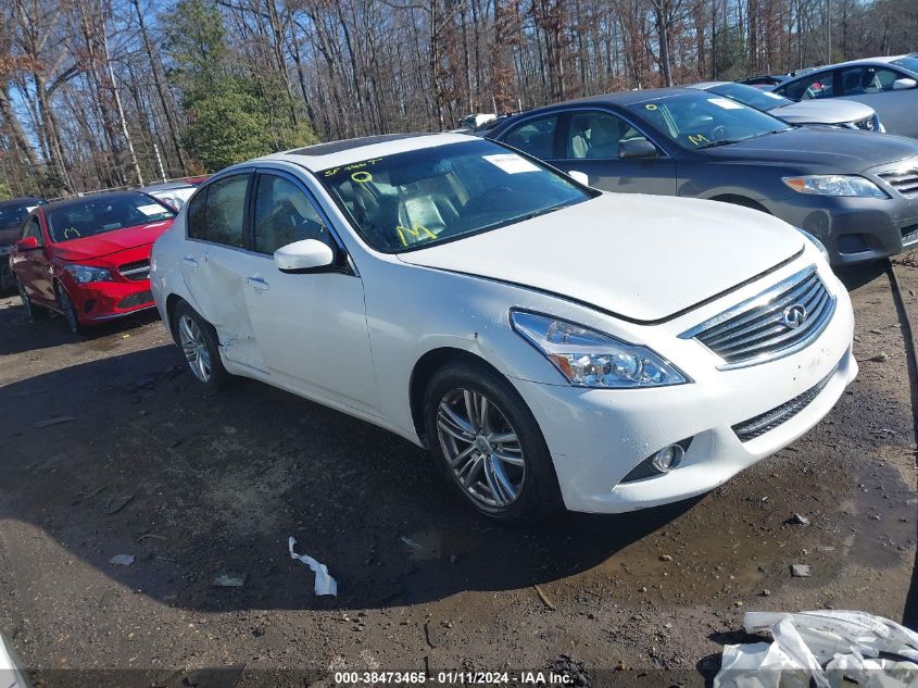 2013 INFINITI G37X