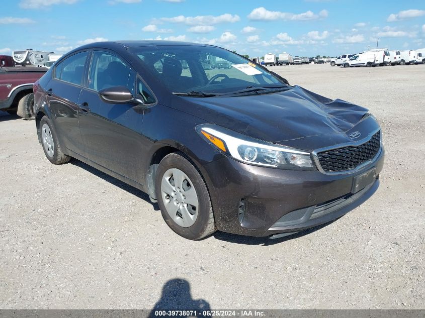 2018 KIA FORTE LX