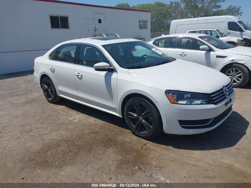 2015 VOLKSWAGEN PASSAT 2.0L TDI SE