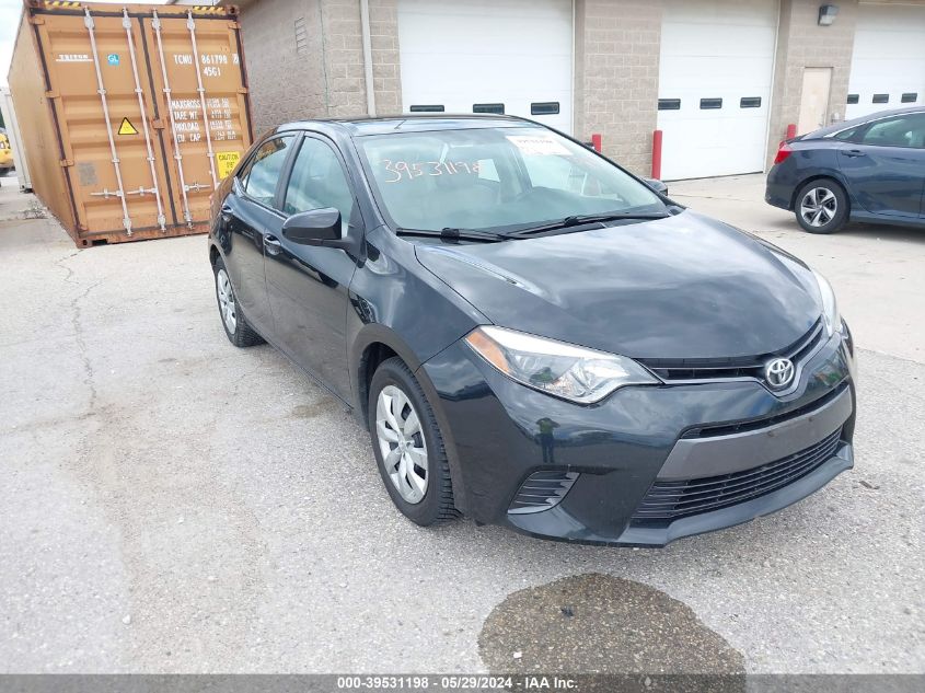 2016 TOYOTA COROLLA LE