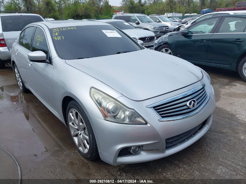 2010 INFINITI G37 JOURNEY