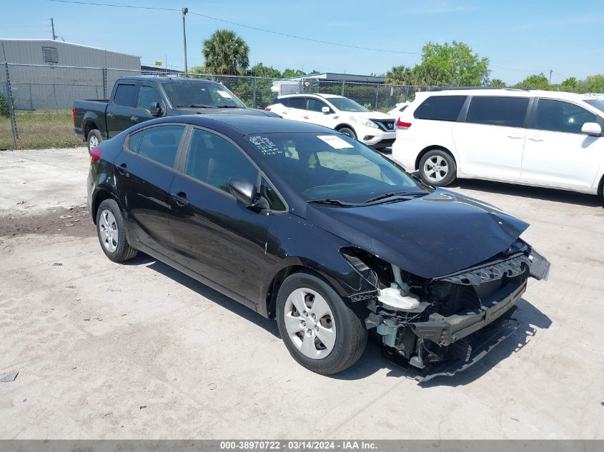 2018 KIA FORTE LX