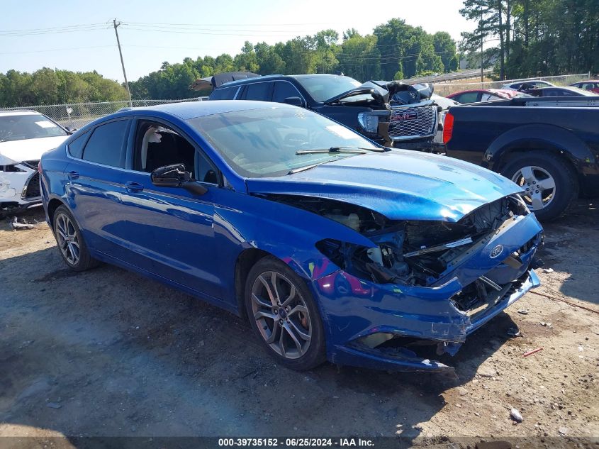 2017 FORD FUSION S