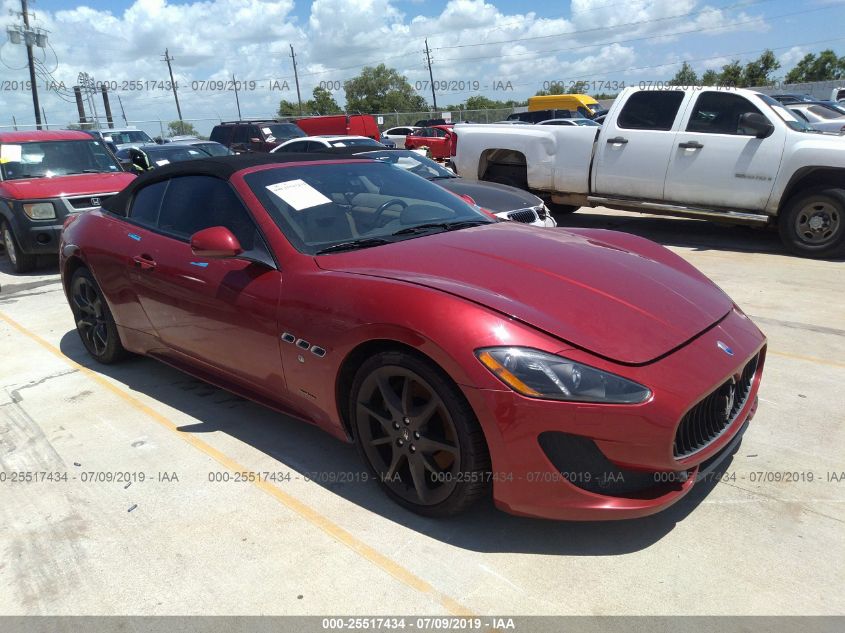 2014 MASERATI GRANTURISMO SPORT/MC