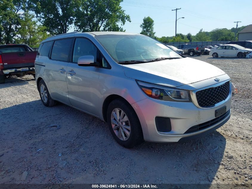 2016 KIA SEDONA LX