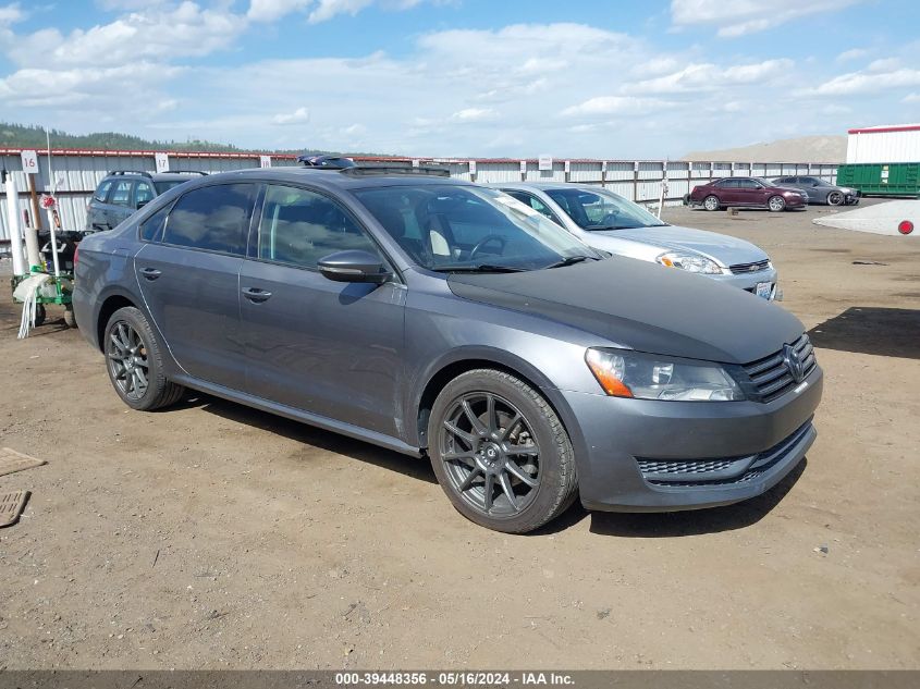 2012 VOLKSWAGEN PASSAT 2.5L SE