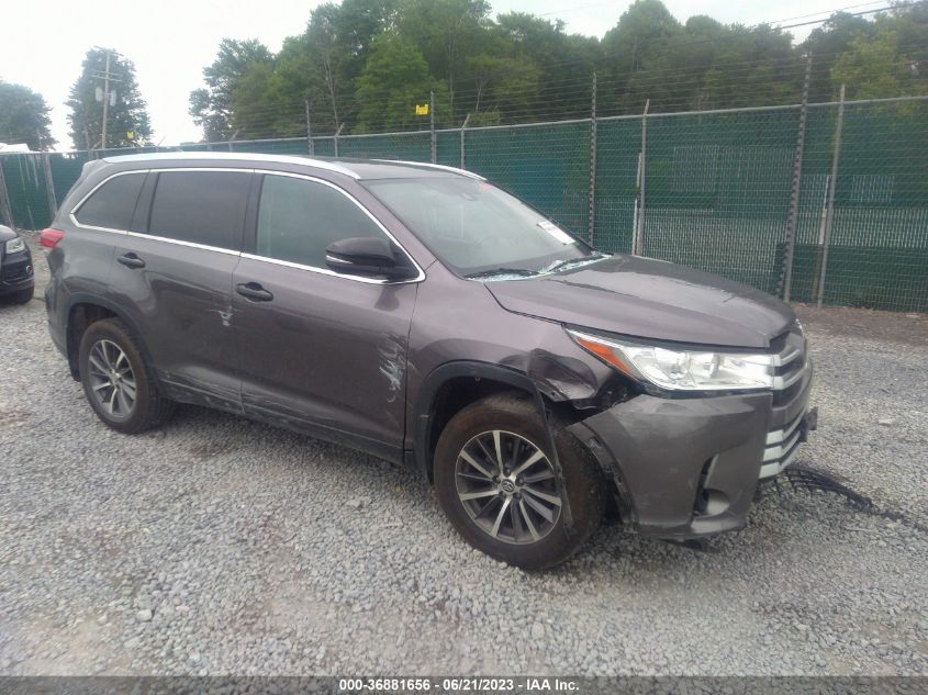 2019 TOYOTA HIGHLANDER XLE