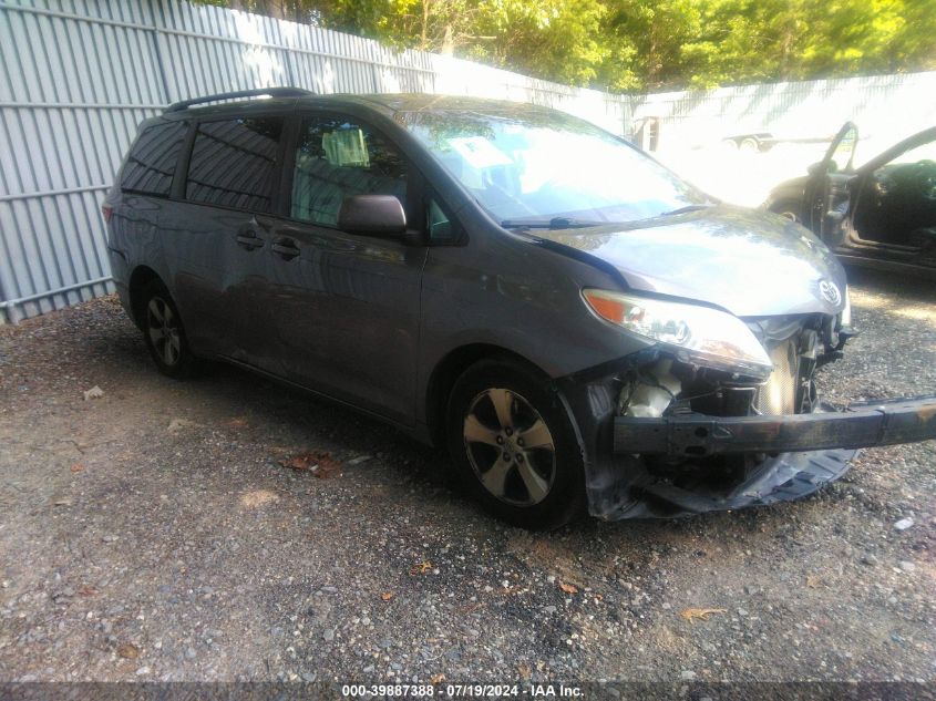 2015 TOYOTA SIENNA LE 8 PASSENGER